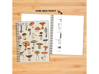 2024-2025 Willow Creek Mushrooms 6.5" x 8.5" Academic Weekly & Monthly Planner, Paper Cover, Multicolor (47453)