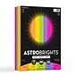 Astrobrights Colored Paper, 24 lbs., 8.5" x 11", Assorted Happy Colors, 500 Sheets/Ream (21289)