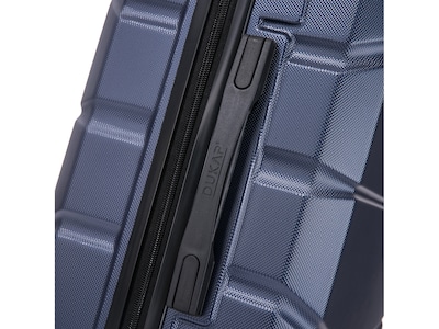 DUKAP Sense 3-Piece Hardside Spinner Luggage Set, Blue (DKSENSML-BLU)