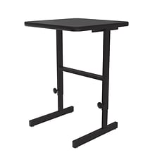 Correll 20W Rectangular Adjstable Standing Desk, Black Granite (CST2024TF-07)