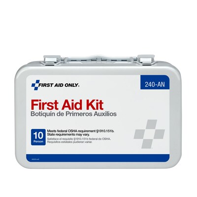 First Aid Only First Aid Kits, 64 Pieces, White (240-AN)
