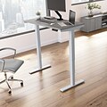 Bush Business Furniture Move 40 Series 48W Electric Height Adjustable Standing Desk, Platinum Gray/
