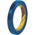 Scotch® Polypropylene Strapping Tape; Blue, 4.6 Mil., 1/2x60 Yds., 72/Case