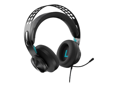 Lenovo Legion H300 Noise Canceling Stereo Gaming Over-the-Ear Headset, 3.5mm, Black (GXD0T69863)