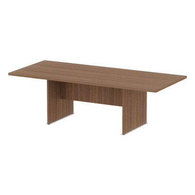 Alera® Valencia Series Conference Table, Rect, 94.5 x 41.38 x 29.5, Mod Walnut (ALEVA613622WA)