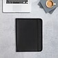 Samsill Professional Leather Padfolio/Notepad, Black (70820)