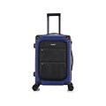 DUKAP TOUR Polycarbonate/ABS Hardside Carry-On Suitcase, Blue (DKTOU00S-BLU)