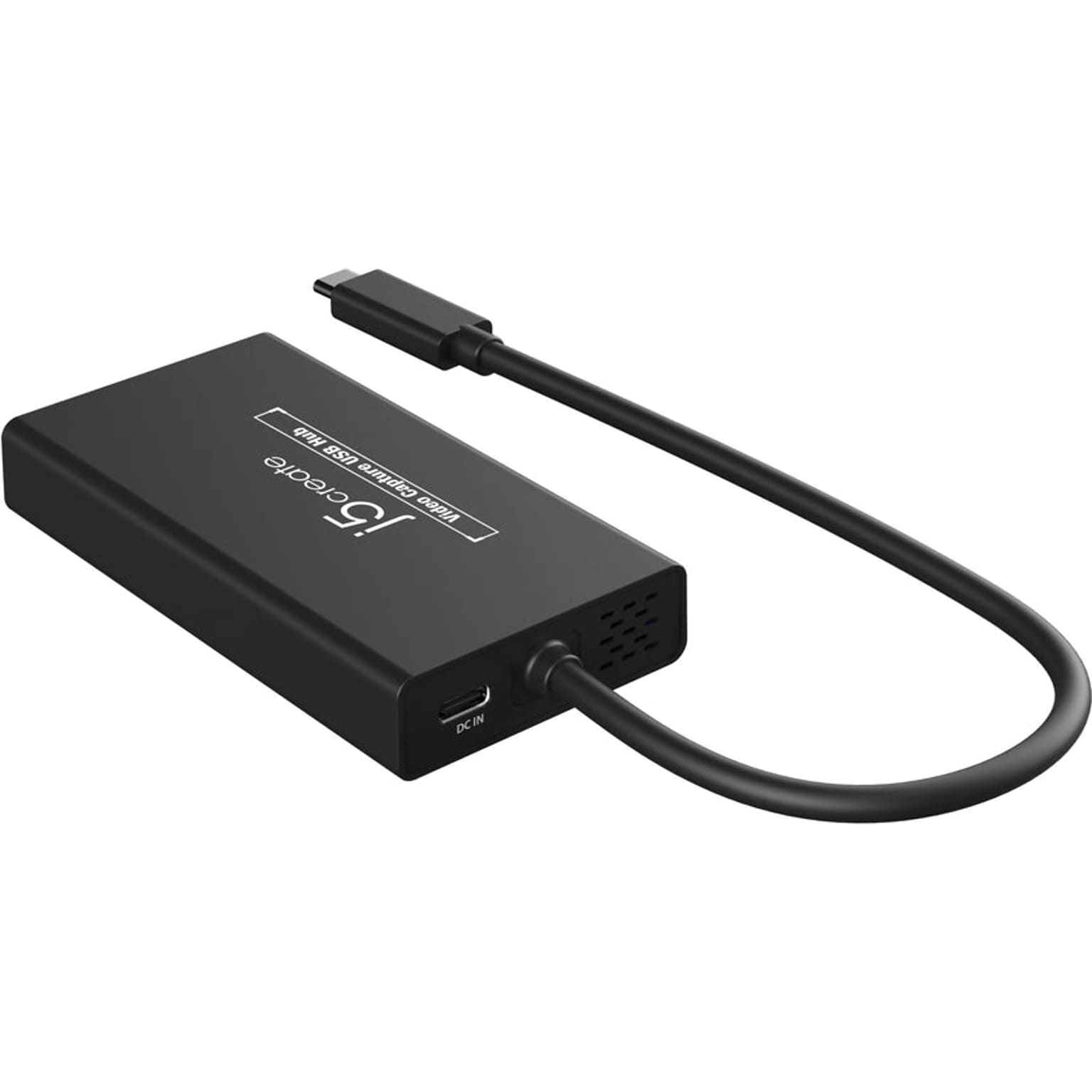 j5create 6-Port USB-C Hub, Black (JVA01)
