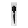 Dixie Grab N Go Individually Wrapped Medium-Weight Spoon, Dispenser Box, Black, 90/Pack (TM5W540)