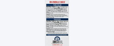 Bumble Bee Snack On The Run! Tuna Fish with Crackers, 3.5 oz., 12/Carton (AHF70777)