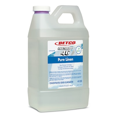 Betco Pure Linen Concentrate Odor Eliminator, Linen, 67.6 Oz., 2/Carton (BET4130B200)