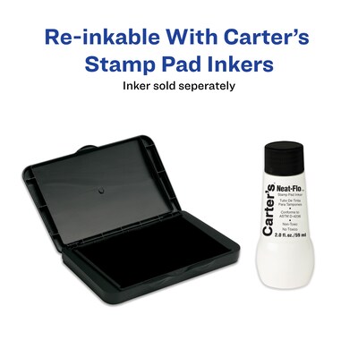 Carter's Stamp Pads, Black Ink (AVE21281)