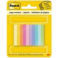 Post-it Page Markers 1/2 x 2, Assorted Colors, 500 Page Markers/Pack (670-10AB)