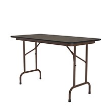 Correll Folding Table, 48x24 , Walnut (CF2448TF-01)