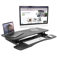 Mount-It! 36W Standing Desk Converter, Black (MI-8050)