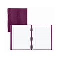 Blueline NotePro Hardcover Executive Journal, 8.5 x 10.75, Wide-Ruled, Grape, 200 Pages (A10200.RA