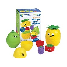 Learning Resources Big Feelings Nesting Fruit Friends Social-Emotional Learning Toy Set, Assorted Co