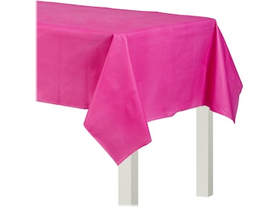 Amscan Party Table Cover, Bright Pink, 2/Pack (579592.103)