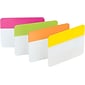 Post-it Tabs, 2" Wide, Solid, Assorted Colors, 24 Tabs/Pack (686-PLOY)