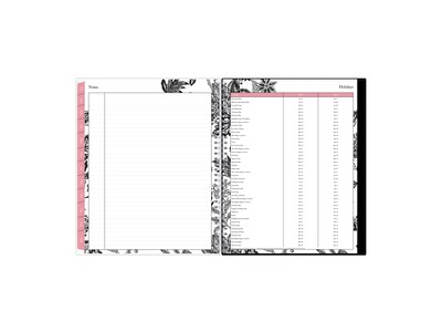 2024 Blue Sky Analeis 8.5" x 11" Weekly & Monthly Planner, Black/White (100001-24)
