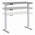 Bush Business Furniture Move 40 Series 48W Electric Height Adjustable Standing Desk, Platinum Gray/