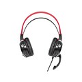 Wicked Audio Grid Legion 500 Stereo Gaming Headset, 3.5mm, Black/Red (WI-GH500)