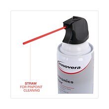 Innovera Compressed Air Duster Cleaner, 10 oz. Can (IVR10010)