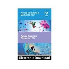 Adobe Photoshop Elements 2024 & Premiere Elements 2024 for Mac, 1 User [Download]