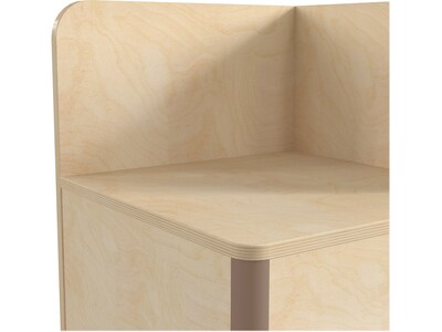 Flash Furniture Bright Beginnings Hercules Square Corner Table, 16.5" x 16.5", Beech (MK-KE24336-GG)