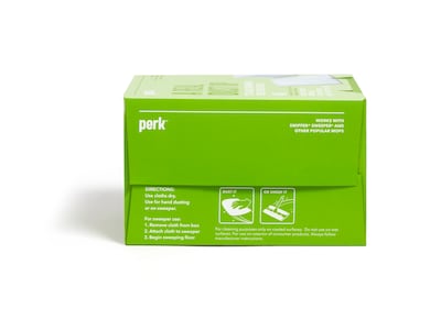 Perk™ Dry Cloth Pad Refills, White, 48/Pack (PK54908)