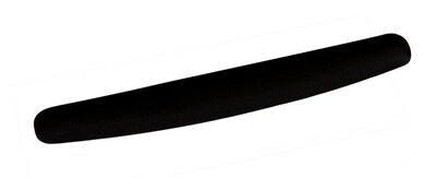 3M™ Foam Wrist Rest for Keyboards, Black, Durable Fabric Cover, Anti-microbial Product Protection (W