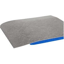 Crown Mats Workers-Delight Slate Anti-Fatigue Mat, 36 x 144, Light Gray (WX 1232LG)