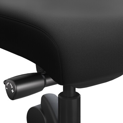 HON Ignition 2.0 Fabric Computer & Desk Big & Tall Chair, 450 lb. Capacity, Black (HONI2BTVMC10BTN)