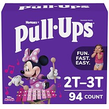 Pull-Ups Potty Training Pants, Girls 2T-3T, 94 CT (45268)