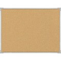 Best-Rite Ultra Trim Eco Cork Bulletin Board, 4 x 6