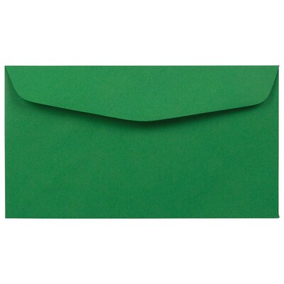 JAM Paper #6 3/4 Business Envelope, 3 5/8" x 6 1/2", Green Recycled, 50/Pack (1536411I)
