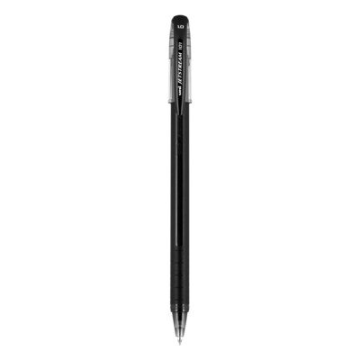 uni Jetstream 101 Ballpoint Pens, Medium Point, 1.0mm, Black Ink, Dozen (1768011)