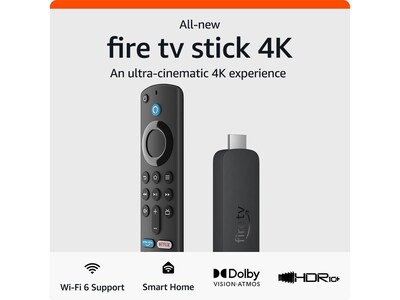 Amazon Fire TV Stick 4K B0BP9MDCQZ Streaming Media Player, Black