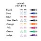 uni-ball Vision Elite Rollerball Pens, Bold Point, Assorted Colors Ink, 8/Pack (90199PP)