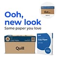 QuillPLUS Quill Brand® 8.5 x 11 Copy Paper, 20 lbs., 92 Brightness, 500 Sheets/Ream, 10 Reams/Cart