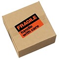 Avery Fragile Handle with Care Shipping Labels, Black/Neon Red, 3H x 5W, 40/Pk