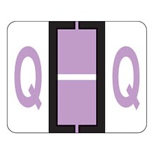 Medical Arts Press® TAB® Products Compatible Alpha Sheet Style Labels; Letter Q