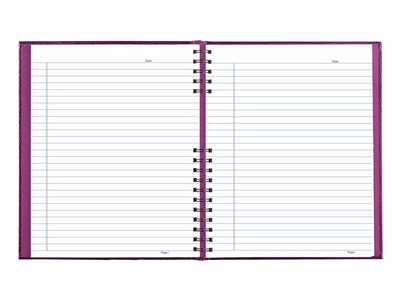 Blueline NotePro Hardcover Executive Journal, 8.5" x 10.75", Wide-Ruled, Grape, 200 Pages (A10200.RAS)