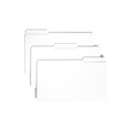 Smead Reinforced File Folder, 3 Tab, Legal Size, White, 100/Box (17834)