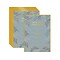 Better Office 5 x 7 Blank Invitations, Sage Green/Metallic Gold, 25/Pack (64631-25PK)