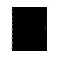 2024-2025 Blue Sky Teacher Lesson 8.5 x 11 Academic Weekly & Monthly Planner, Plastic Cover, Black