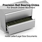 Quill Brand® Commercial 2 File Drawers Lateral File Cabinet, Locking, Gray, Letter/Legal, 36"W (20298D)