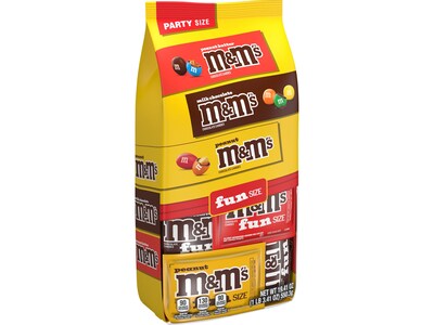 M&M'S Fun-Size Milk Chocolate Candy Variety Pack, 19.41 oz., 55 Pieces (460668)