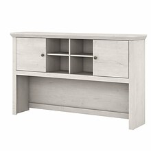 Bush Furniture Yorktown 60 W Desktop Hutch, Linen White Oak (WC40431-03)