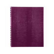 Blueline NotePro Hardcover Executive Journal, 8.5 x 10.75, Wide-Ruled, Grape, 200 Pages (A10200.RA